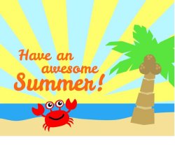 Have an awesome summer graphic 